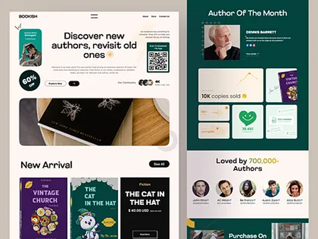 Author Website Design